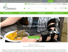 Tablet Screenshot of chaneco.co.uk